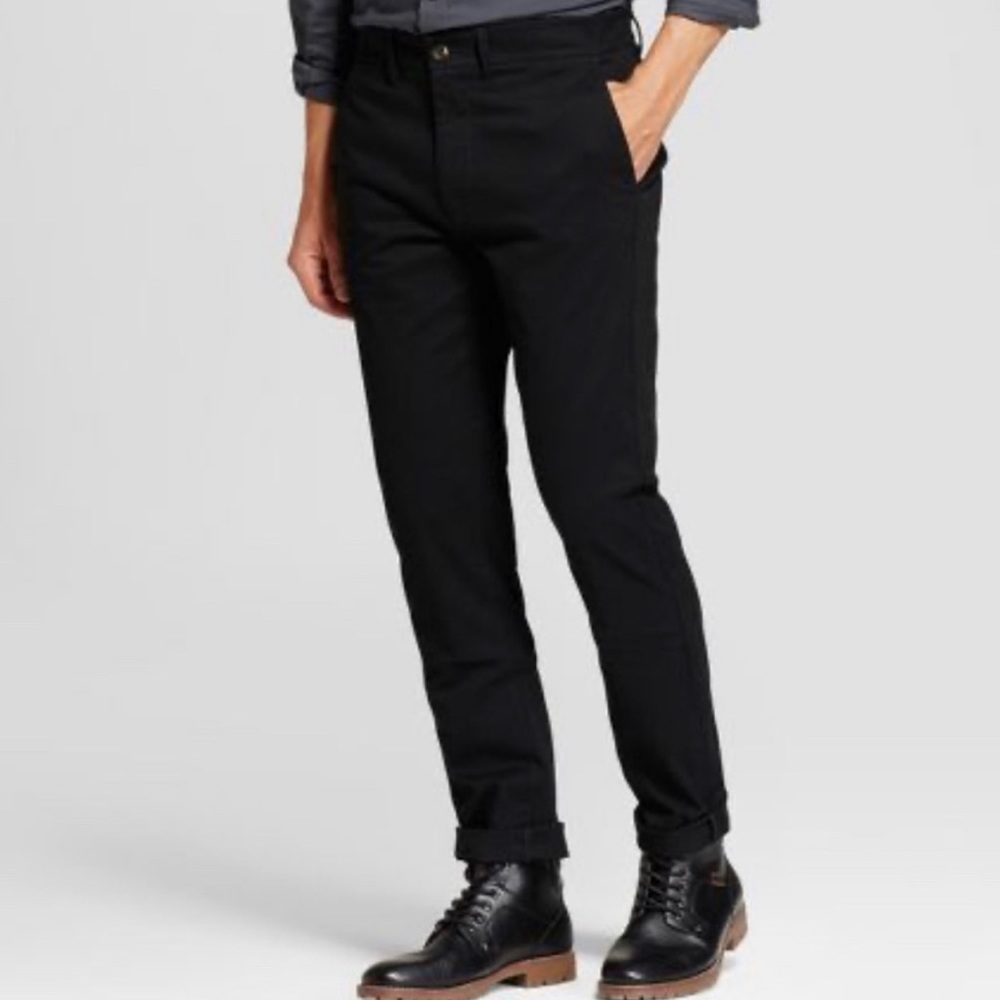 Goodfellow & Co black pants. Hennepin tech. Slim fit! Size 36x34.